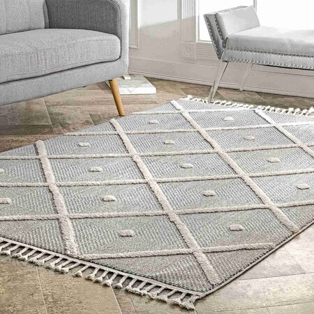 Nuloom Diamond Deyton Area Rug 5ft 3in x 7ft 7in KKLR06A-53077